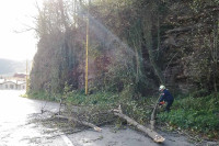 Јак вјетар срушио дрво на магистрални пут Милићи-Зворник