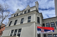 U Ambasadi Srbije u SAD otvorena izložba slika manastira na KiM