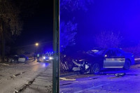 Teška nesreća na Ilidži, dijelovi automobila na sve strane