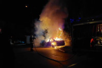 Potpredsjednici opštine zapaljen automobil