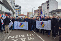 Борци мирним протестом послали поруку СДП-у (ФОТО)