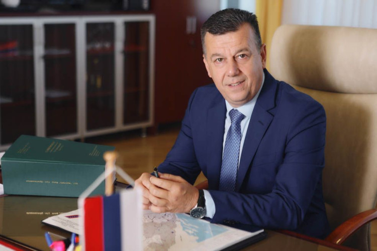 Direktor Javnog preduzeća "Putevi Republike Srpske" Milan Dakić.