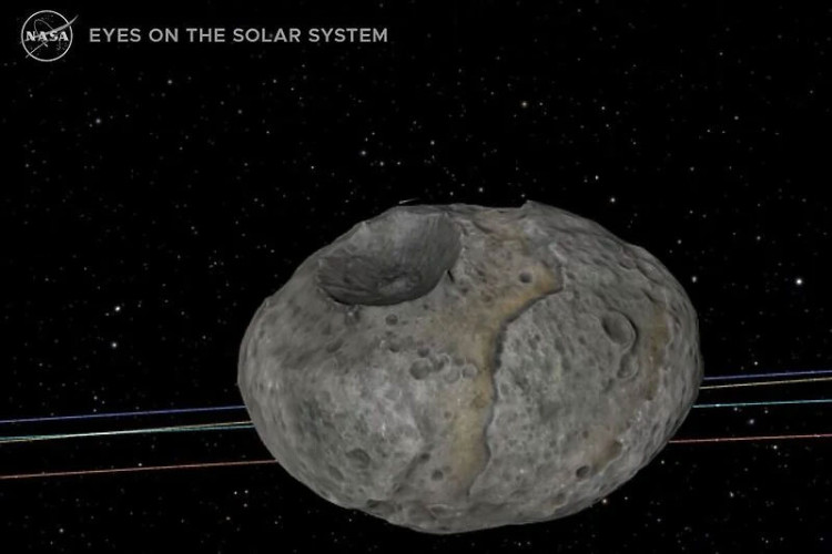 Asteroid Psiha (Screenshot: NASA)