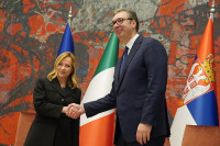 Meloni sa Vučićem: Bićemo uz vas na evropskom putu