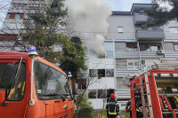 Požar u stanu, dvije žene teže povrijeđene