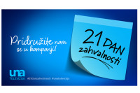Придружите се иницијативи УНА ТВ покреће “21 дан захвалности”