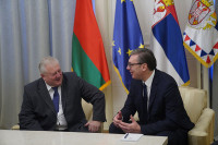 Vučić primio u oproštajnu posjetu ambasadora Bjelorusije Valerija Briljova