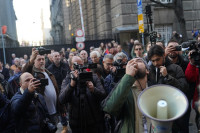 Studenti blokirali zgradu Ministarstva državne uprave