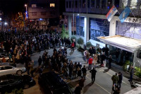 Deseti protest u Beogradu, demonstranti stigli do RTS-a