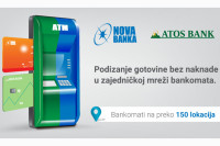 Подизање новца без накнаде у заједничкој мрежи банкомата Нове банке и Атос банк