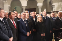 Patrijarh Porfirije služi liturgiju u hramu Hrista Spasitelja