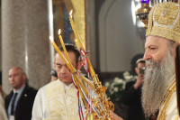 Patrijarh Porfirije služi liturgiju u hramu Hrista Spasitelja u Banjaluci (FOTO)