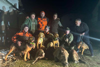 Несвакидашњи одстрел у србачком ловишту: Са два хица погодио три дивље свиње