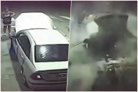 Auto eksplodirao na pumpi, u vazduh rasuto 20 kg kokaina! (VIDEO)