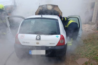 Zapalio se automobil u Banjaluci (FOTO)