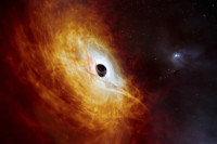 Откривена супермасивна црна рупа која дневно гута једно Сунце