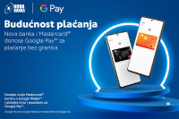 Нова банка представља дигитални новчаник Google Pay™ за Mastercard кориснике