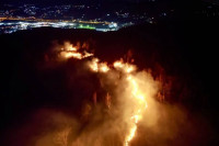 Veliki požar iznad Sarajeva