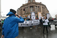 Demonstranti tražili od Bajdena prekid vatre u Gazi, u Bostonu 50 uhapšenih