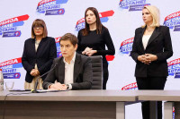 Brnabić: "Srbija protiv nasilja" stvara fašizam, SNS će uvek biti za glas naroda