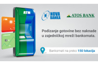 Nova banka i Atos bank udružile snage: Zajednička mreža bankomata za veću dostupnost usluga