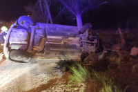 Nova nesreća u Banjaluci, automobil se prevrnuo