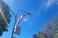 Banjaluka okićena zastavama Srpske i Mađarske