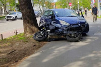 Судар у Бањалуци: Повријеђен мотоциклиста (ФОТО)