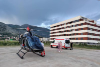 Helikopterski servis uspješno transportovao trudnicu iz Trebinja u Banjaluku