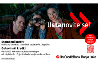 Акцијска понуда Unicredit готовинских и стамбених кредита са фиксном каматном стопом, без трошкова обраде