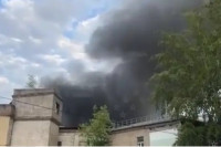 Veliki požar u industrijskom kompleksu kod Moskve (VIDEO)