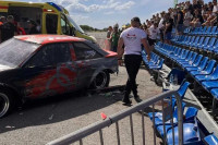 Užas u Osijeku: Trkački auto uletio među gledaoce (VIDEO)