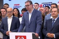 Vučić: Neverovatna pobeda, osvojili smo 52 odsto glasova u Beogradu