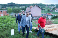 Станивуковић: У невремену оштећено десетак кућа, надокнадићемо штету