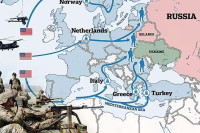 Три правца пребацивања НАТО трупа: Апенини, Скандинавија и Балкан