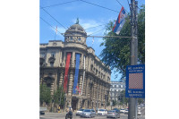 Beograd ukrašen zastavama Srpske i Srbije