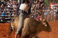 Разјарени бик искочио из ринга, набио роговима жену у црвеној мајици (ВИДЕО)