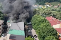 Izgorio ugostiteljski objekat u Novom Gradu, jedna osoba uhapšena