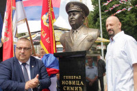 Modriča: Otkrivena spomen-bista generalu Novici Simiću