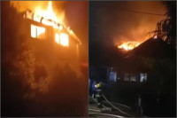 Grom zapalio tri kuće (VIDEO)