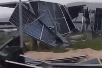 Pogledajte šta je nevrijeme uradilo solarnim panelima kod Trebinja (VIDEO)