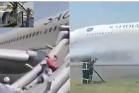 Eksplodirala guma na avionu tokom polijetanja