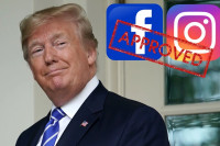 Укинута ограничења за Трампов Фејсбук и Инстаграм налог