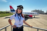 „Ер Србија“ добила прву жену капетана-пилота