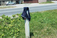 Donji veš na saobraćajnoj signalizaciji u Banjaluci (FOTO)