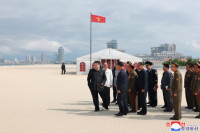 Сјевернокорејски лидер обишао градилиште туристичке зоне на источној обали Вонсана