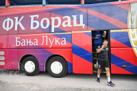 Kako su fudbaleri Borca dočekani u Banjaluci (FOTO)