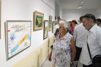 Отворена изложба слика са ликовног сабора на Мајевици