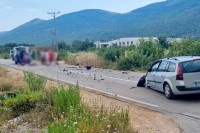 Povrijeđeni u saobraćajci u Trebinju transportovani u Podgoricu