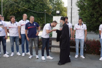 Patrijarh Porfirije blagoslovio vaterpoliste uoči puta na Olimpijske igre